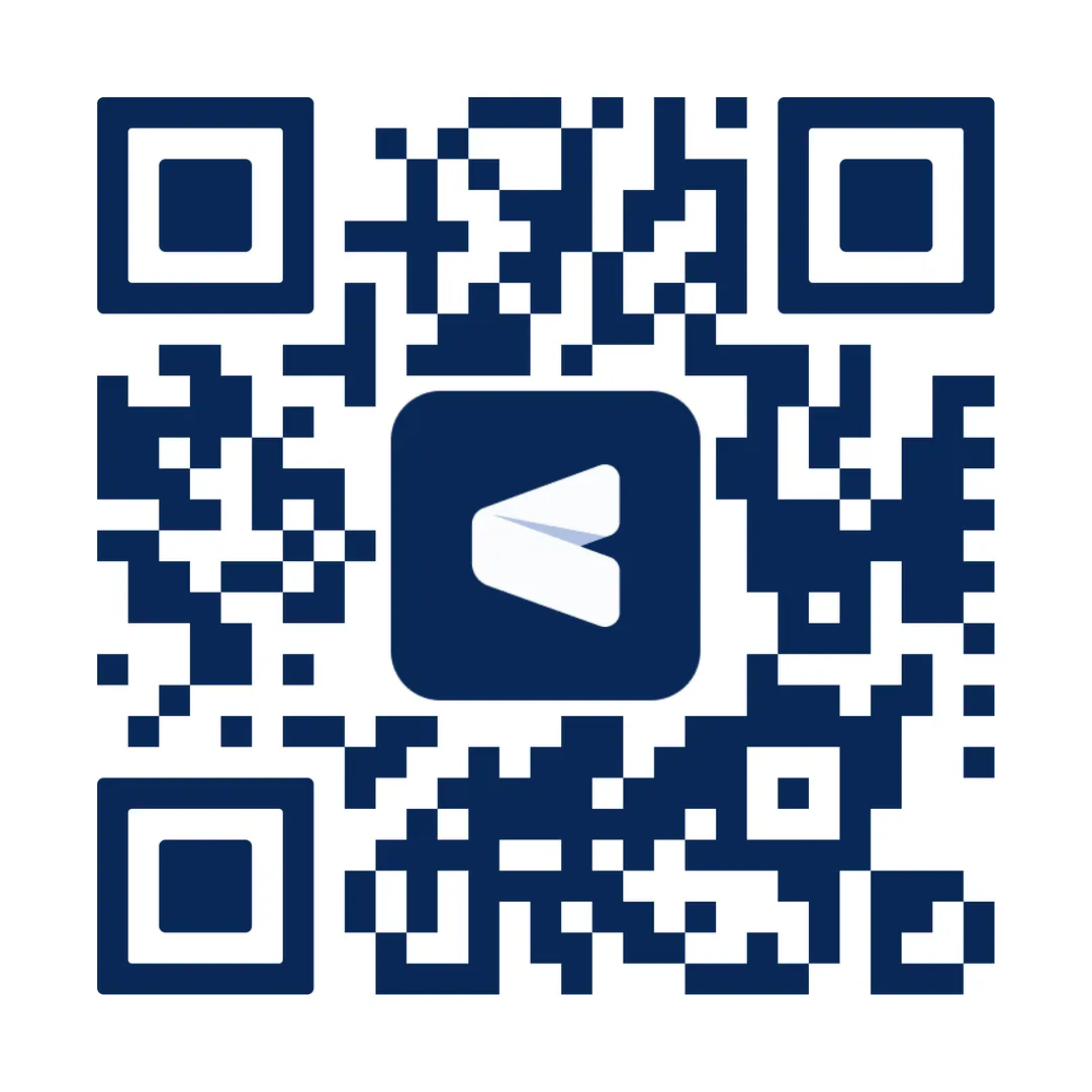 QR code that opens the Lustum app download